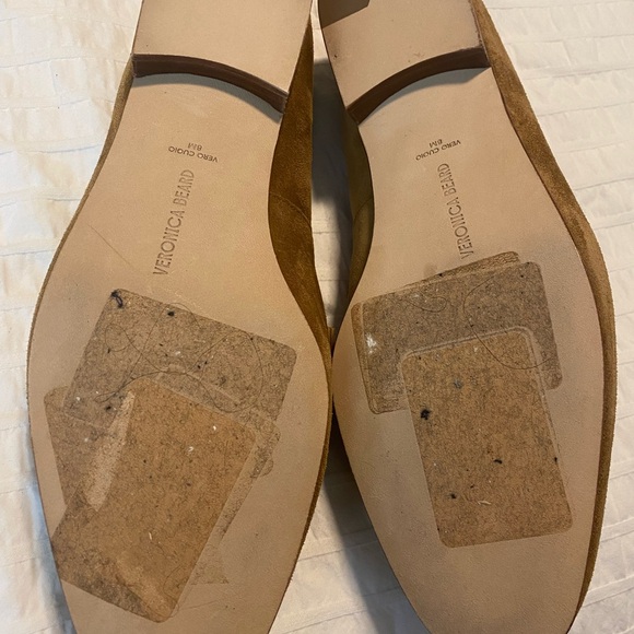 Veronica Beard Arlie Suede Loafer Hazelwood Tan 8 - Picture 7 of 9